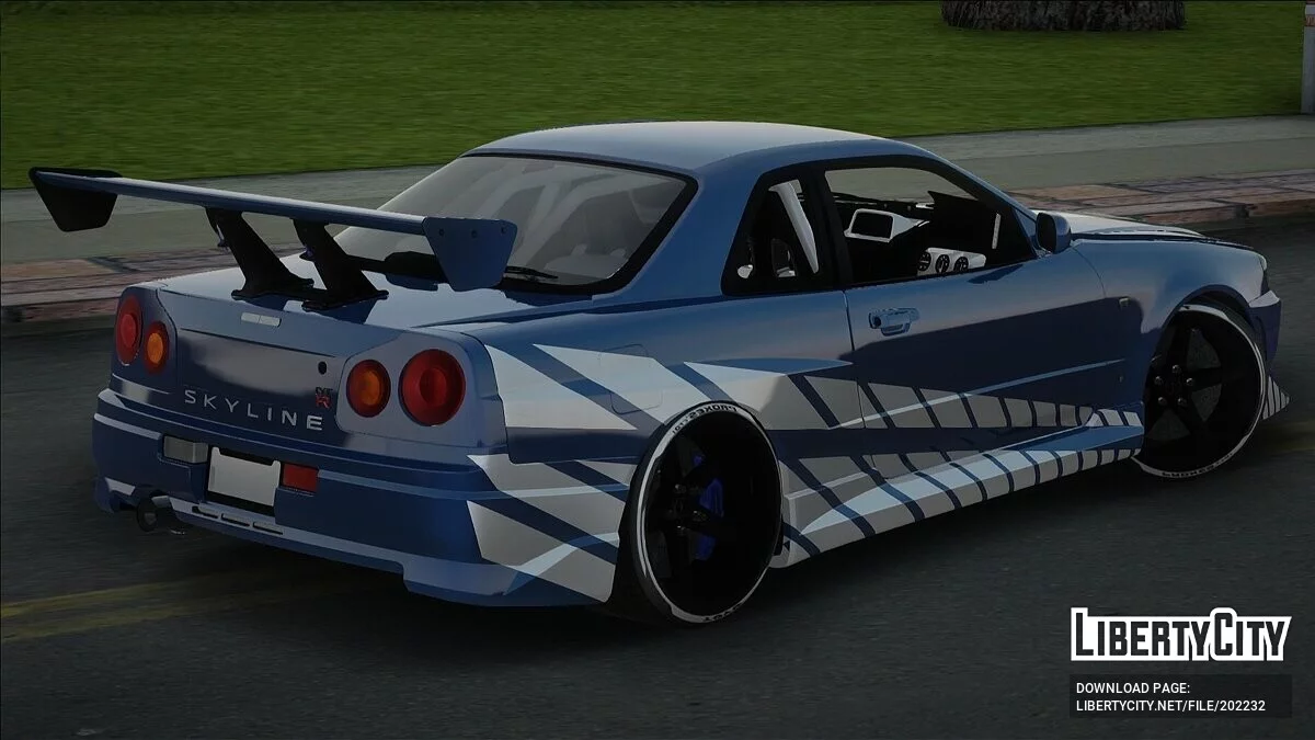 Nissan Skyline R34 / GTA San Andreas