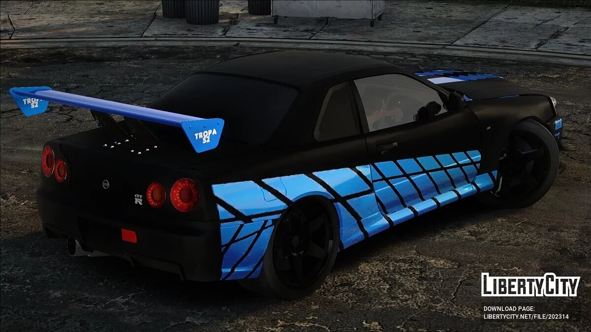 Nissan Skyline R34 / GTA San Andreas