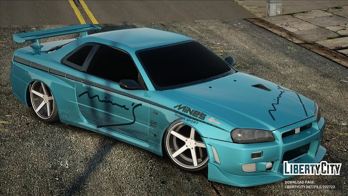 Nissan Skyline R34 / GTA San Andreas