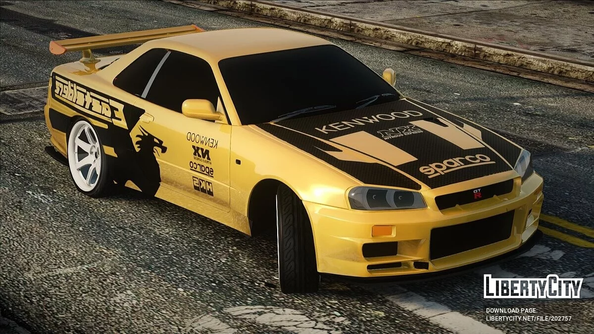 Nissan Skyline R34 / GTA San Andreas