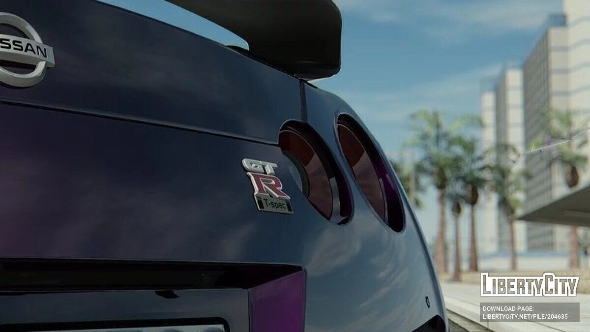Nissan GT-R 35 T-Spec 2021 Reworked / GTA San Andreas