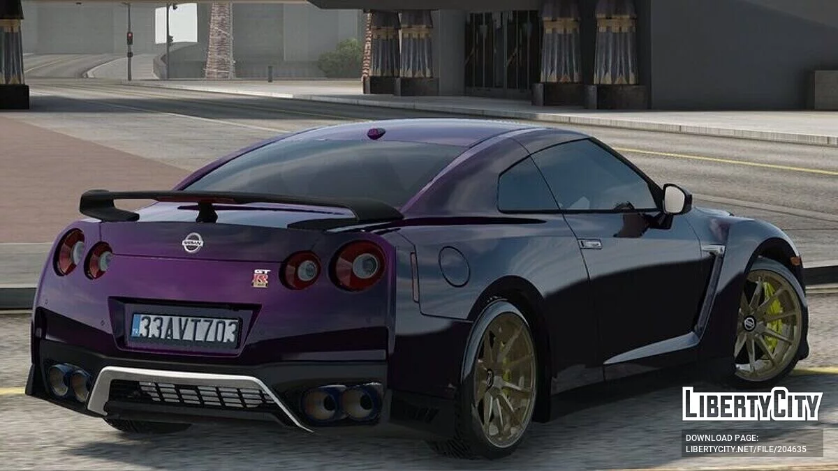 Nissan GT-R 35 T-Spec 2021 Reworked / GTA San Andreas