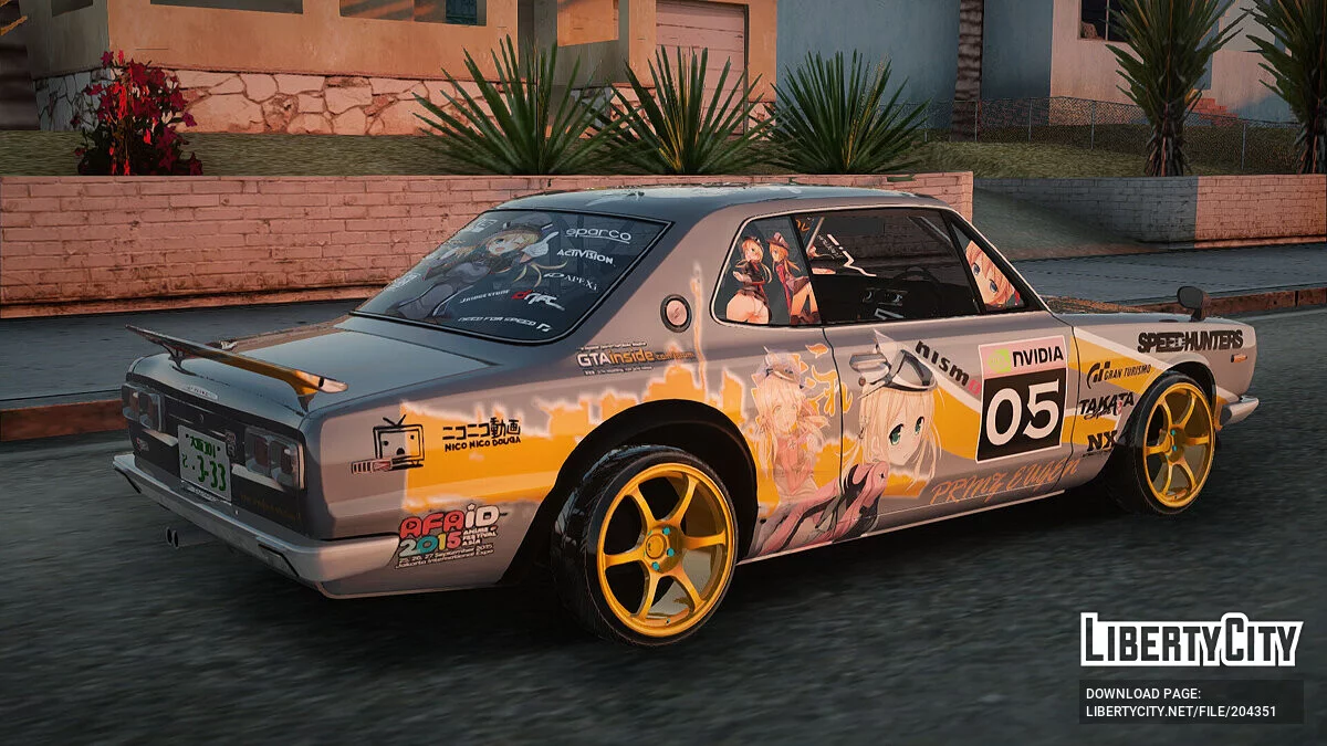 Nissan GT-R Hakosuka 1971 / GTA San Andreas