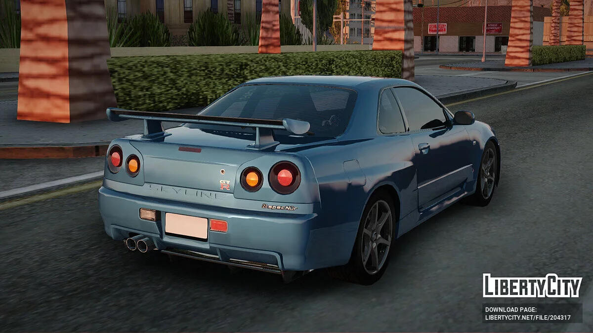 Nissan Skyline GT-R M-Spec Nür 1999 / GTA San Andreas