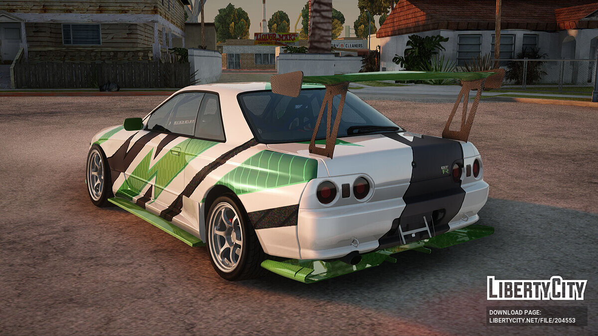 Скачать Nissan Skyline GT-R R32 для GTA San Andreas