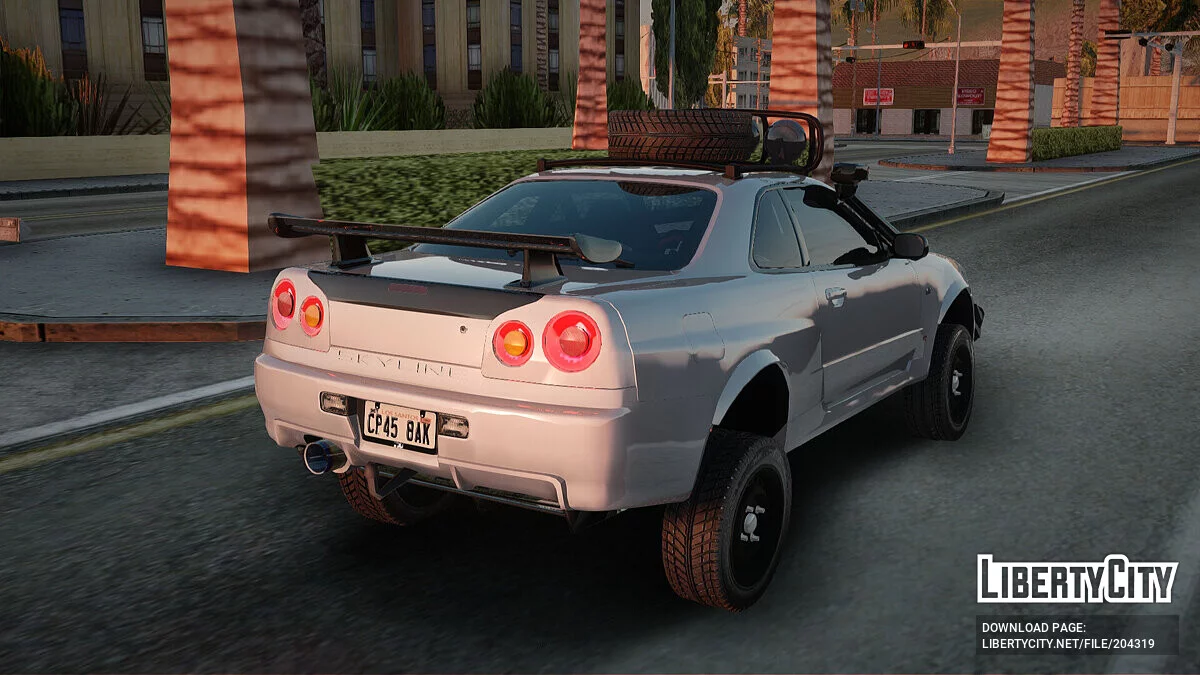 Nissan Skyline GT-R R34 RAID Spec / GTA San Andreas