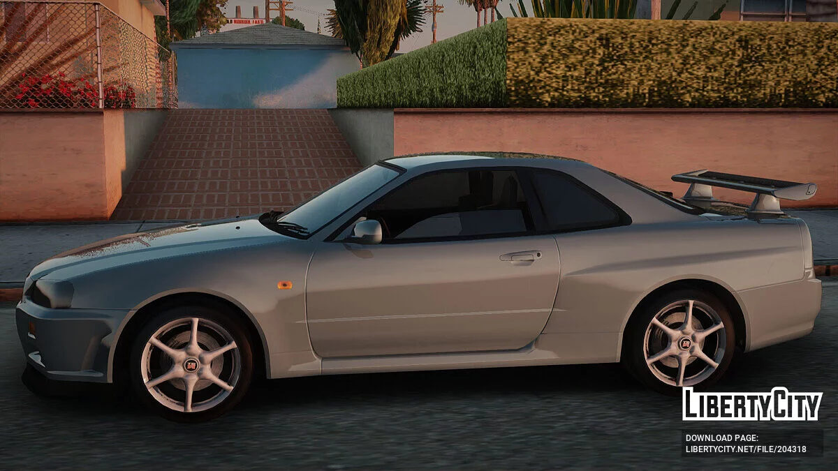 Nissan Skyline GT-R R34 V-spec 1999 / GTA San Andreas