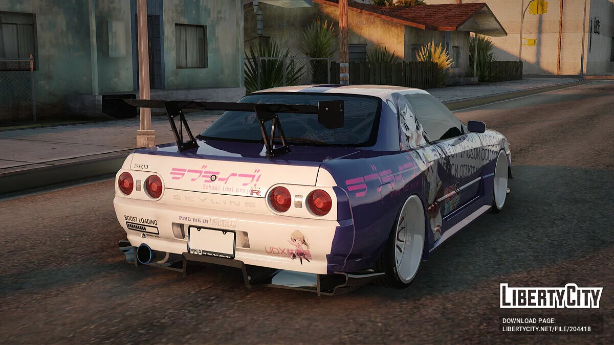 Nissan Skyline R32 Nozomi Toujo Itasha / GTA San Andreas