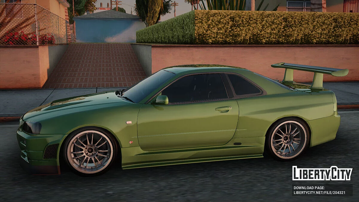 Nissan Skyline R34 Full Tuning / GTA San Andreas