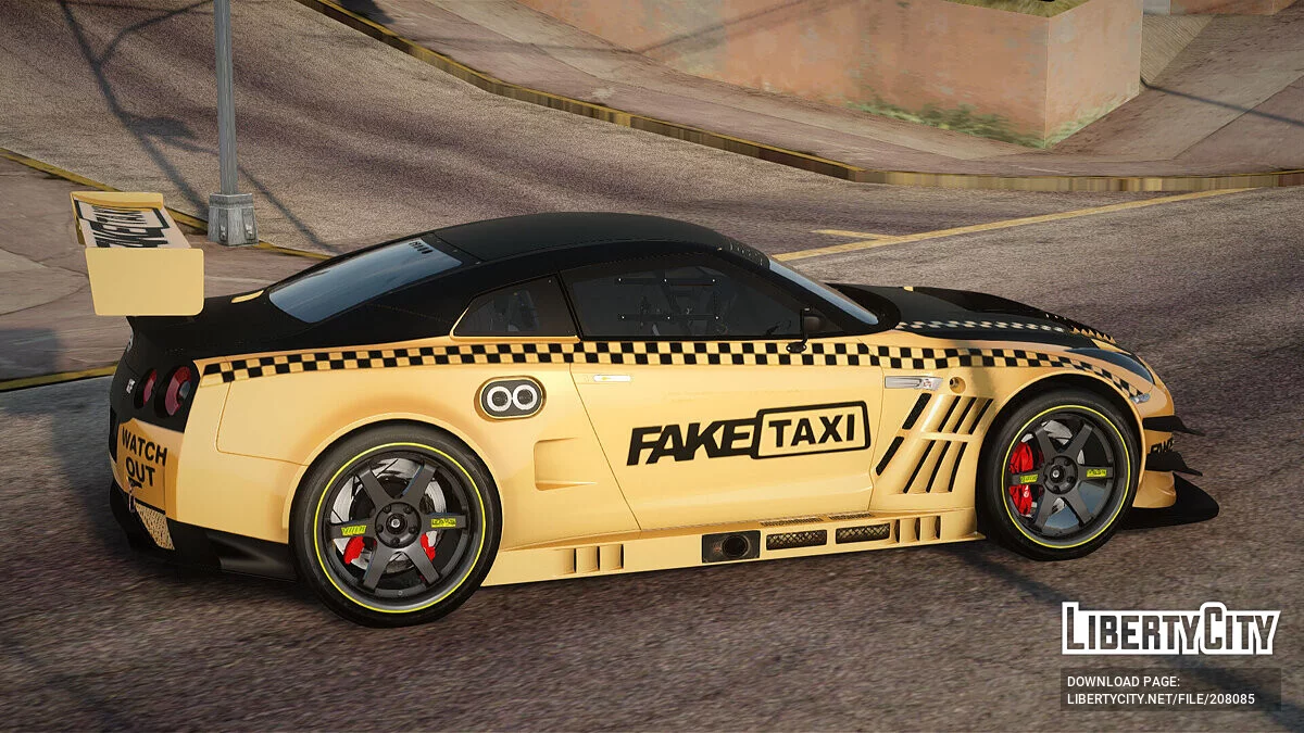 Nissan GT-R Fake Taxi / GTA San Andreas