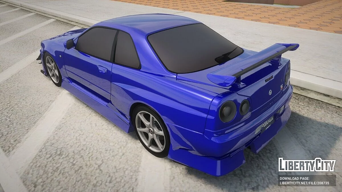 Nissan Skyline GT-R R34 / GTA San Andreas
