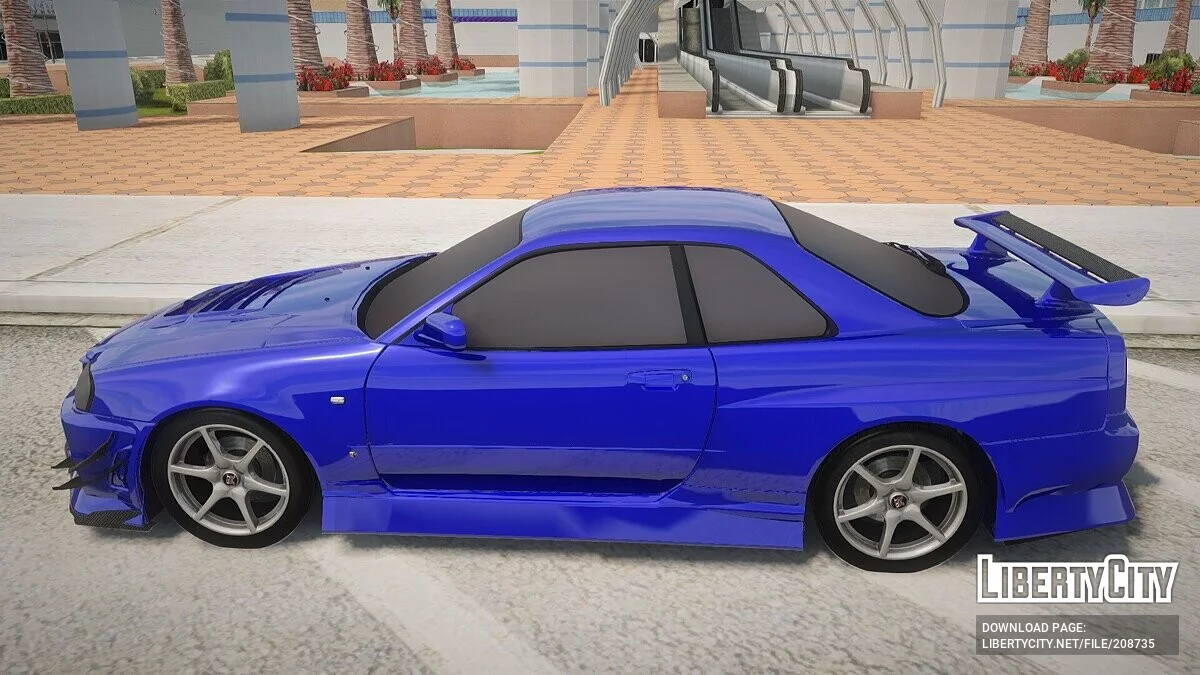 Nissan Skyline GT-R R34 / GTA San Andreas