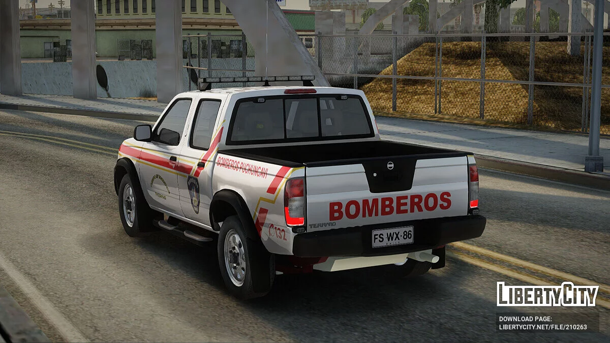 Nissan Terrano Bomberos Puchuncavi / GTA San Andreas