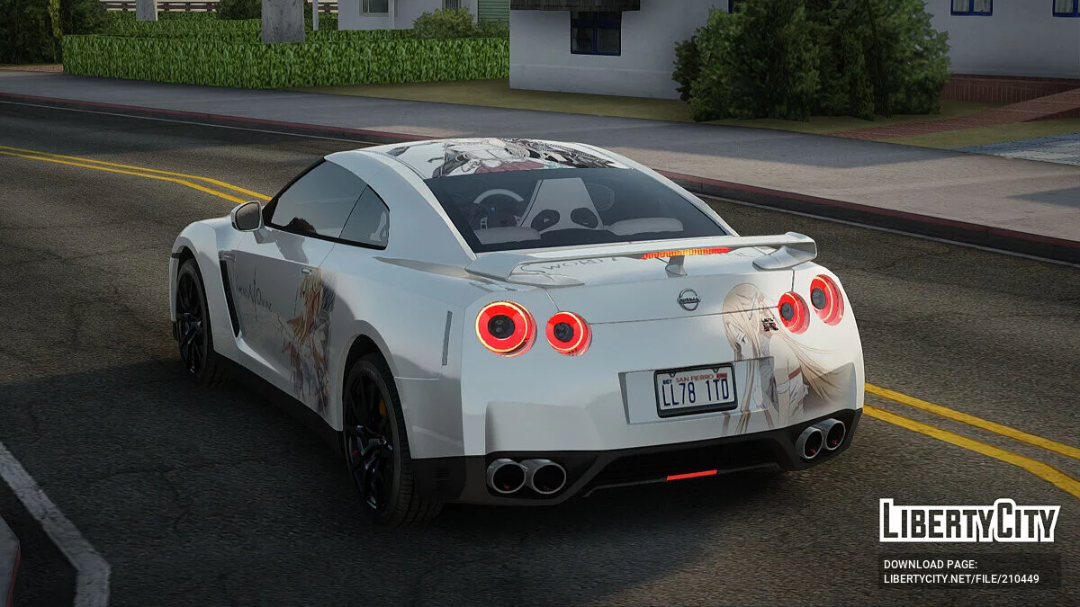 Nissan GT-R R35 Sword Art Online / GTA San Andreas