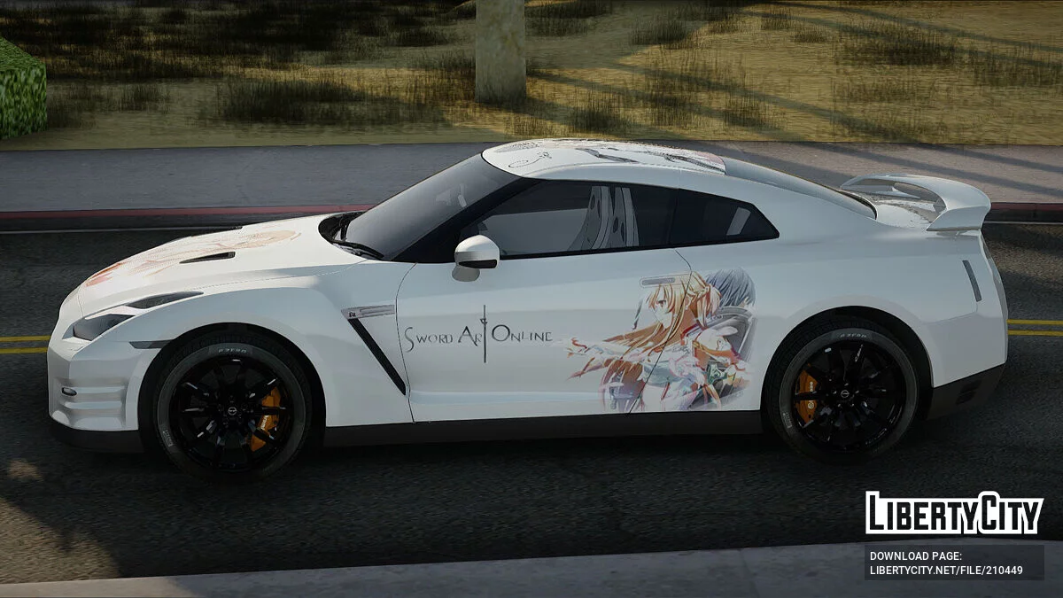 Nissan GT-R R35 Sword Art Online / GTA San Andreas
