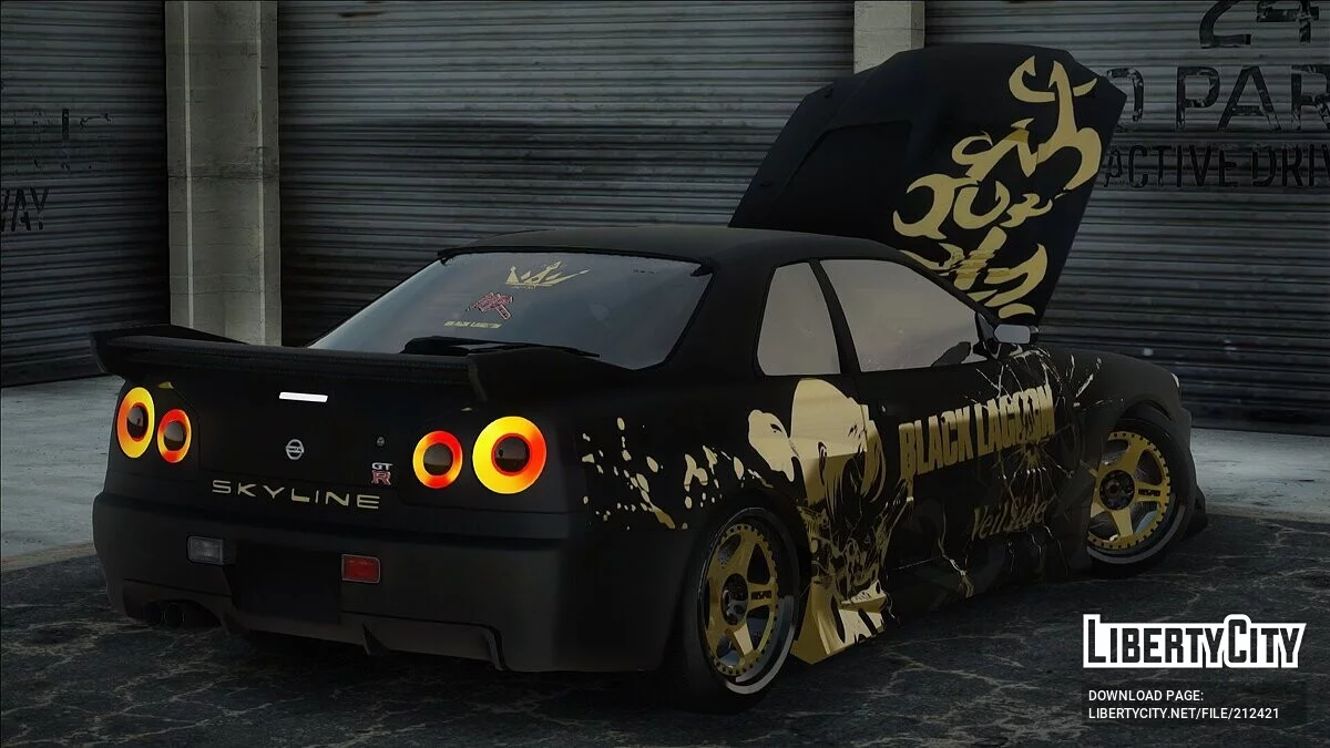 Nissan R34 GT-R Street Drag Model / GTA San Andreas