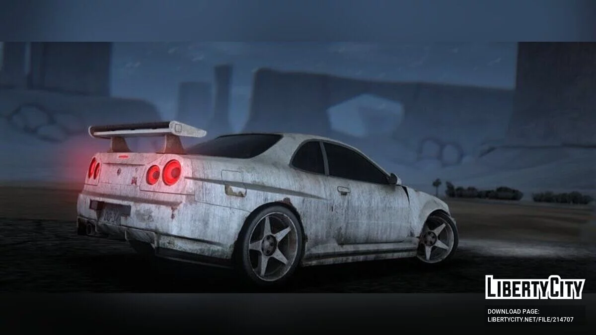 Nissan Skyline R34 Rust / GTA San Andreas