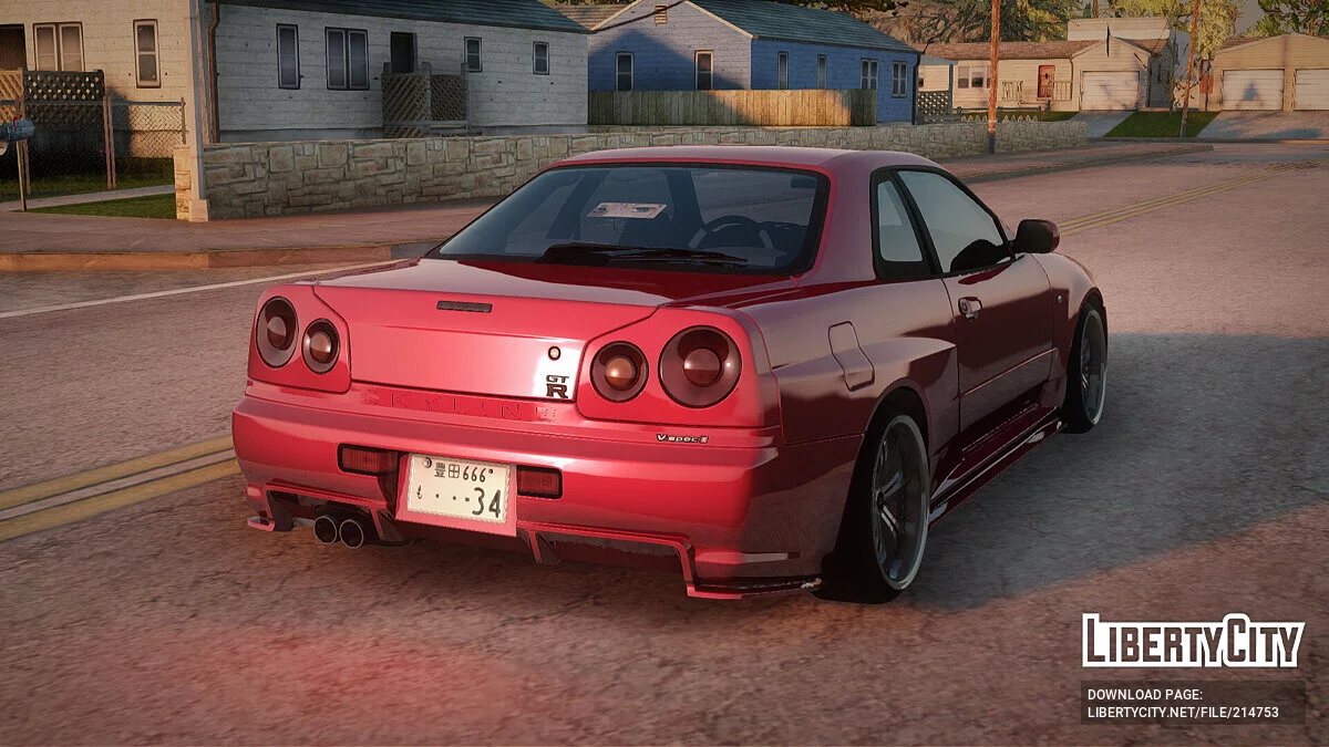Nissan Skyline R34 / GTA San Andreas