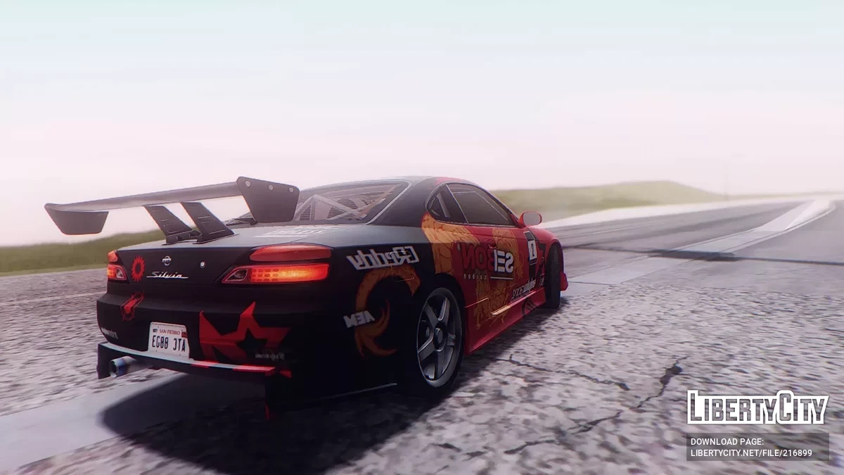 2002 Nissan Silvia Spec-R (S15) / GTA San Andreas