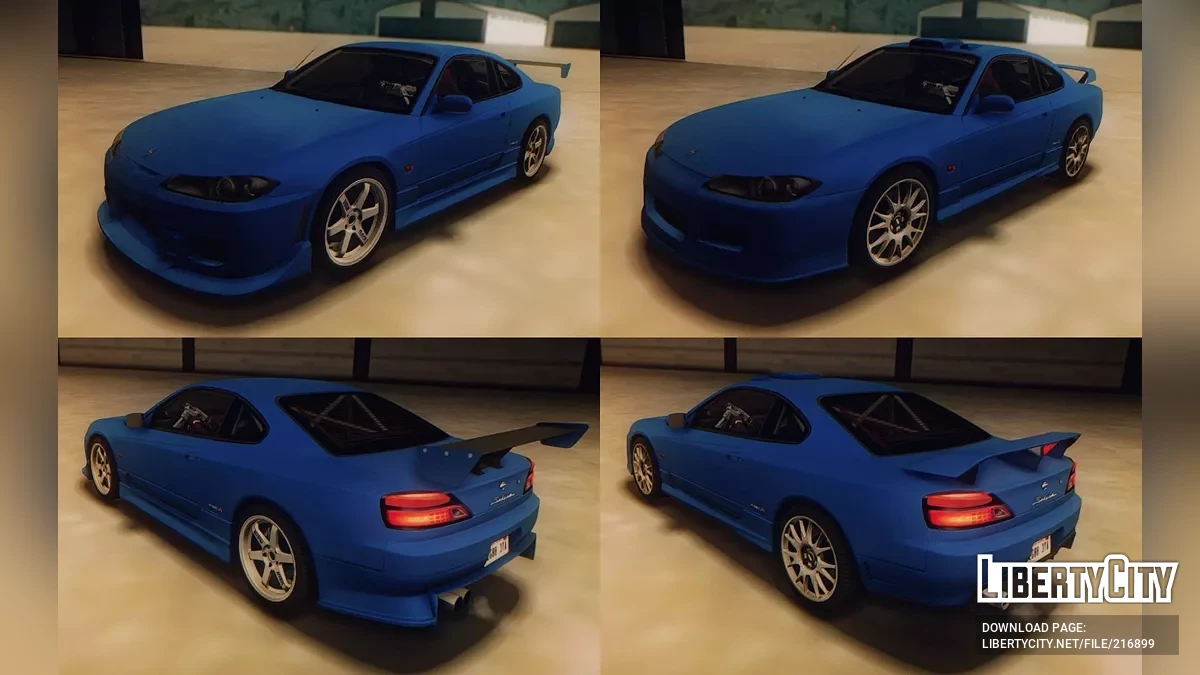 2002 Nissan Silvia Spec-R (S15) / GTA San Andreas