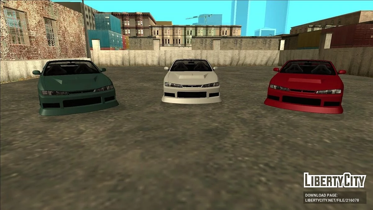Nissan Silvia S14 Convertible Custom / GTA San Andreas