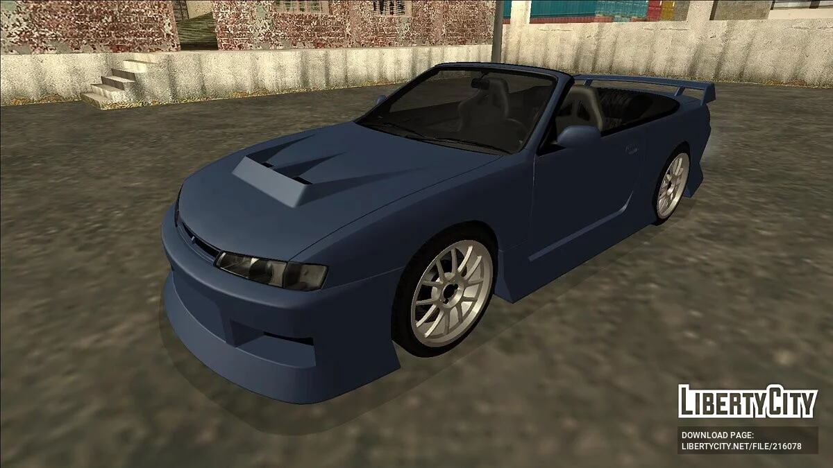 Nissan Silvia S14 Convertible Custom / GTA San Andreas