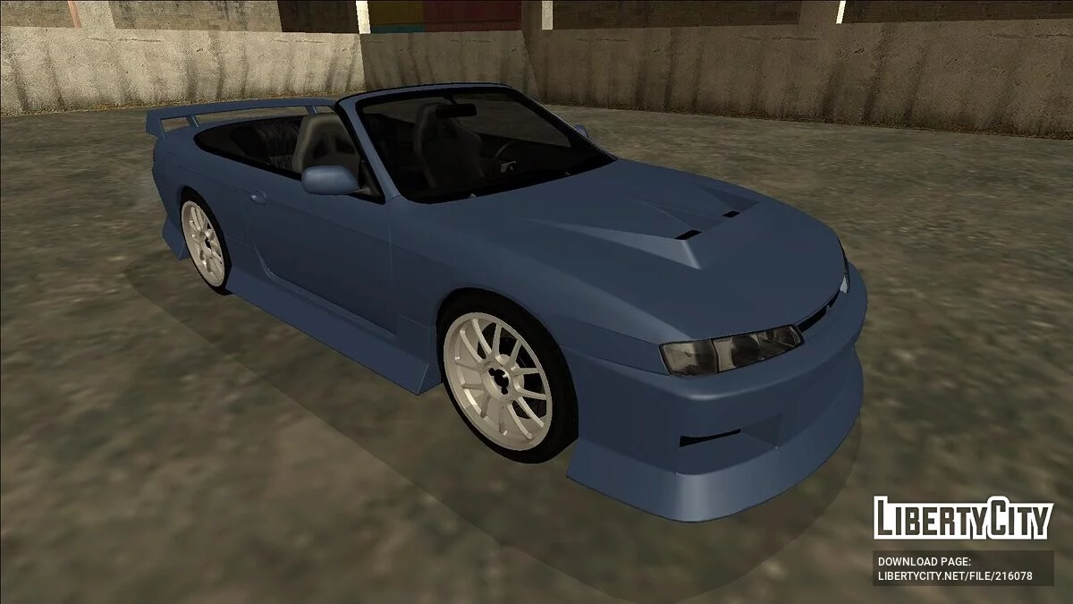 Nissan Silvia S14 Convertible Custom / GTA San Andreas