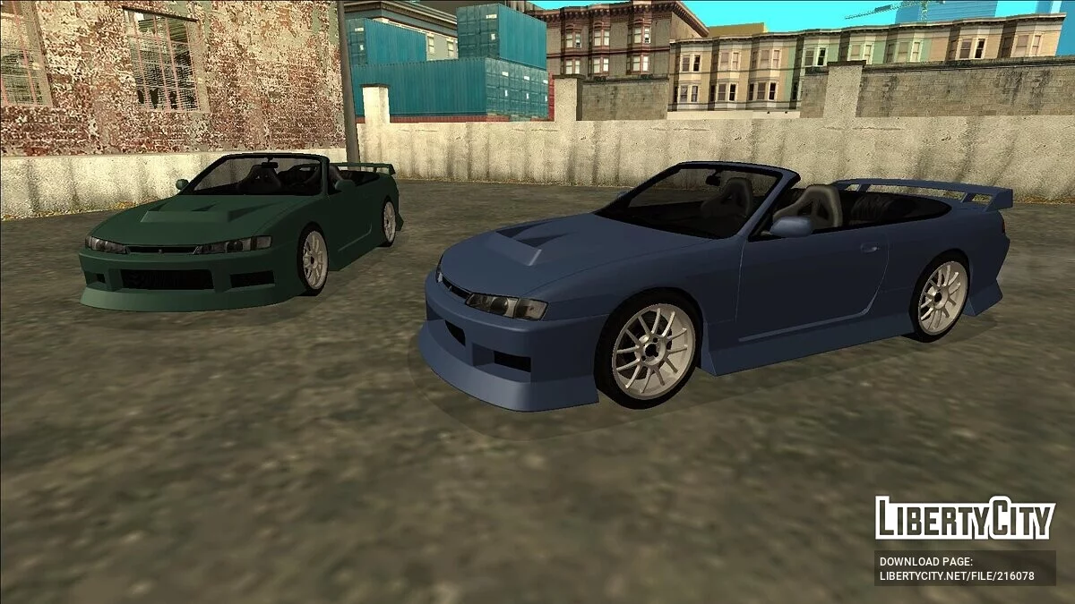 Nissan Silvia S14 Convertible Custom / GTA San Andreas