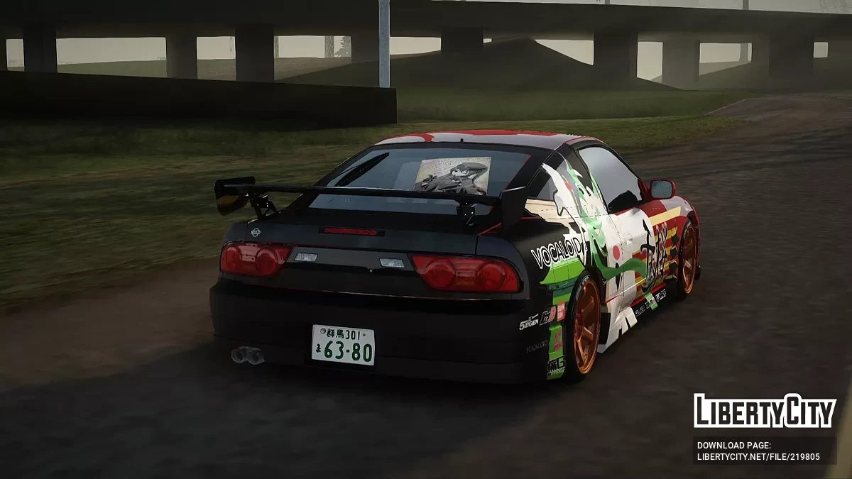 Nissan 180SX Facelift Silvia S15 Hatsune Miku / GTA San Andreas