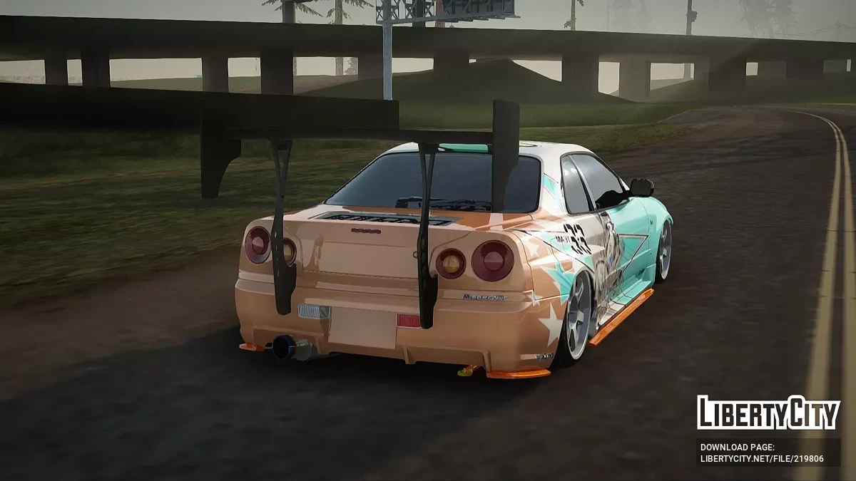 Nissan Skyline GTR R34 / GTA San Andreas