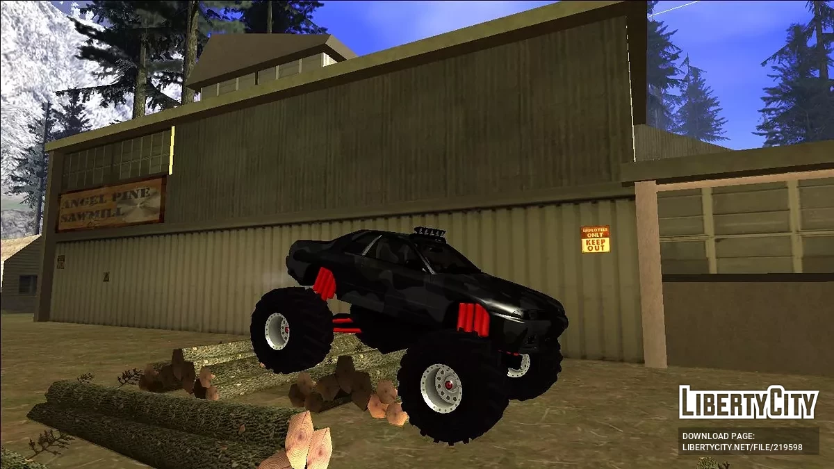 Nissan Skyline R32 Monster Truck Camo / GTA San Andreas
