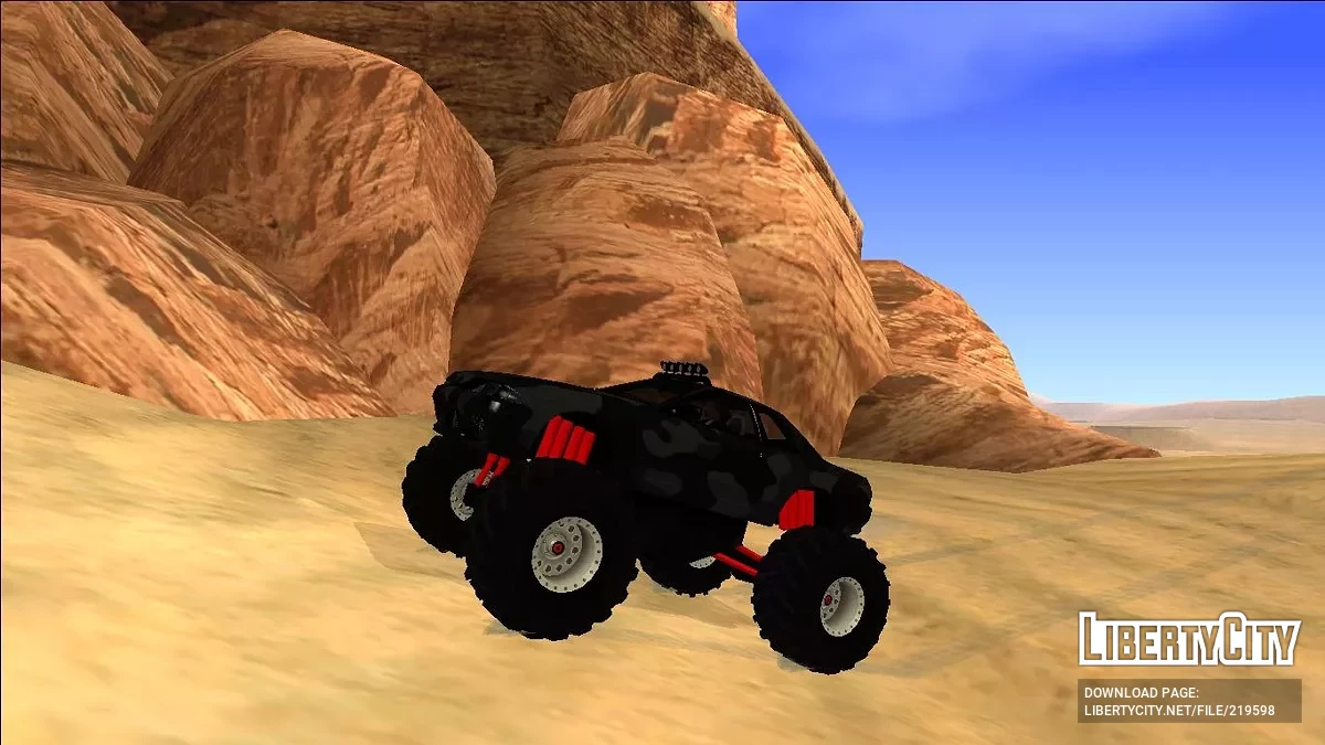 Nissan Skyline R32 Monster Truck Camo / GTA San Andreas
