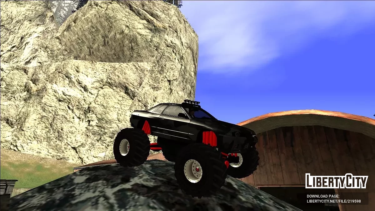 Nissan Skyline R32 Monster Truck Camo / GTA San Andreas