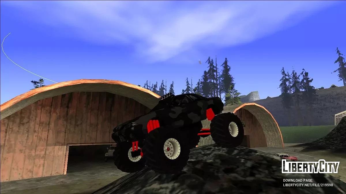 Nissan Skyline R32 Monster Truck Camo / GTA San Andreas