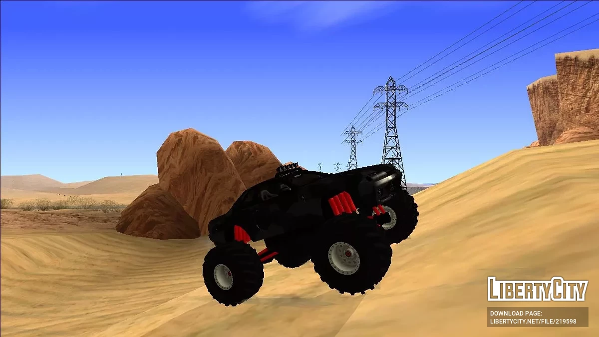 Nissan Skyline R32 Monster Truck Camo / GTA San Andreas