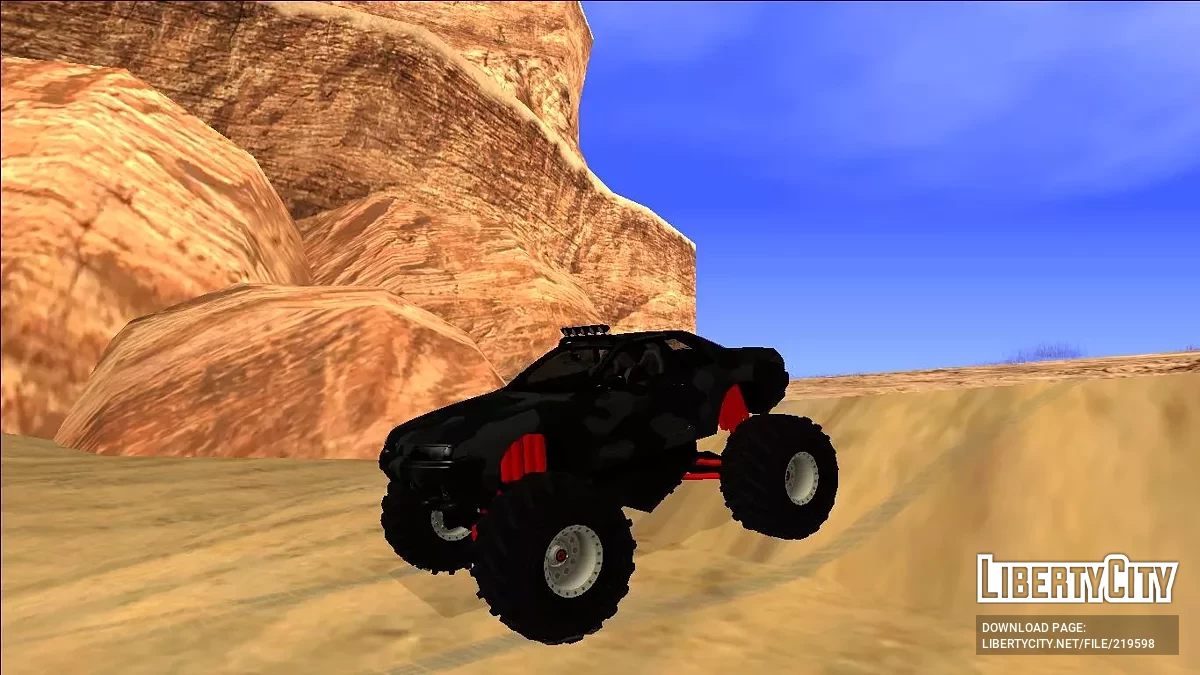 Nissan Skyline R32 Monster Truck Camo / GTA San Andreas