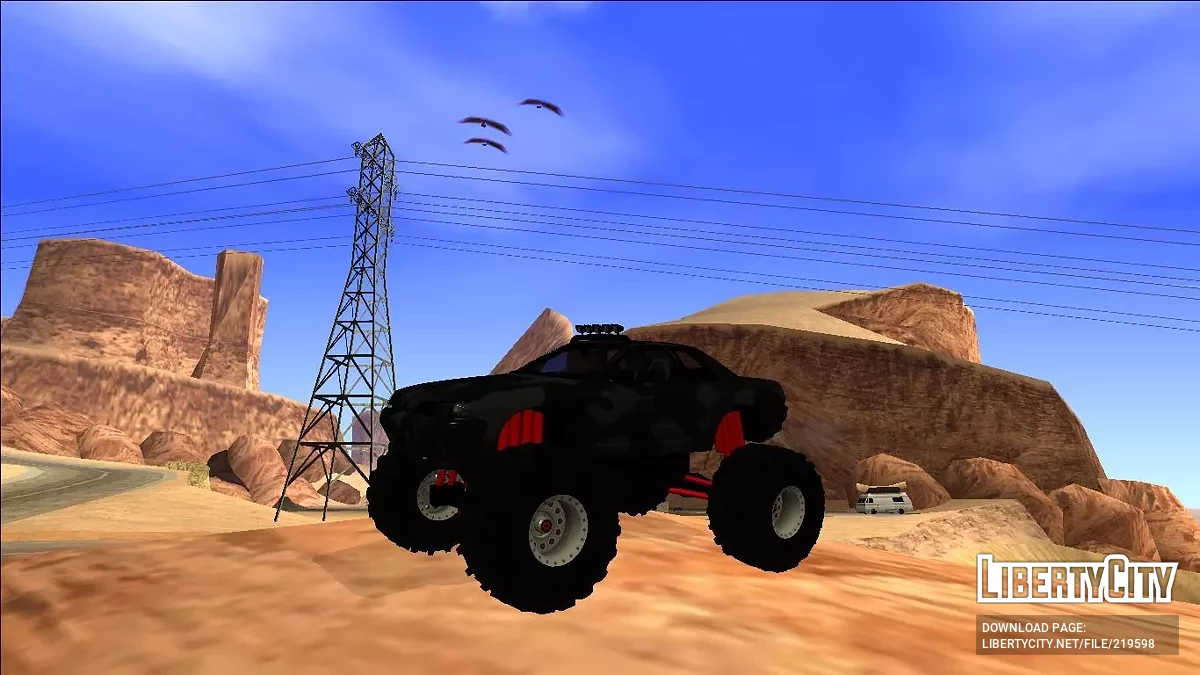 Nissan Skyline R32 Monster Truck Camo / GTA San Andreas