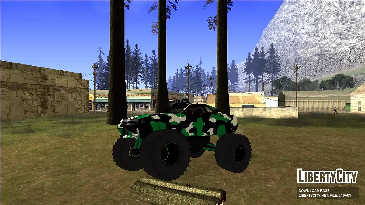 Nissan Skyline R32 Monster Truck Camo / GTA San Andreas