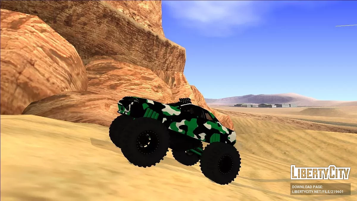 Nissan Skyline R32 Monster Truck Camo / GTA San Andreas