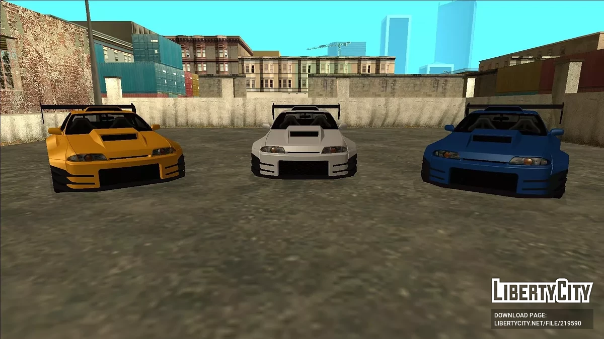 Nissan Skyline R32 Widebody / GTA San Andreas