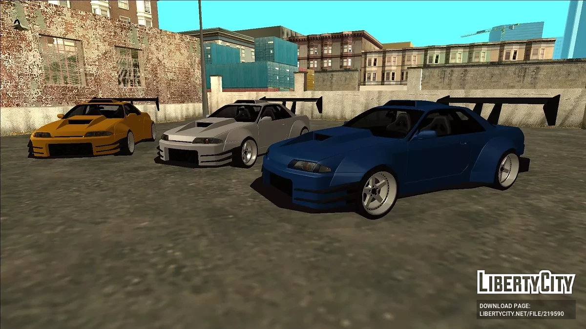Nissan Skyline R32 Widebody / GTA San Andreas