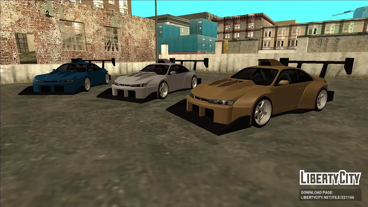 Nissan Silvia S14 Widebody / GTA San Andreas