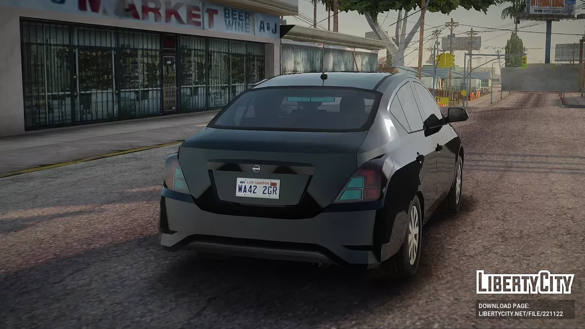 Nissan Versa Unmarked / GTA San Andreas
