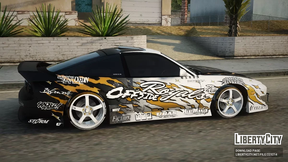 Nissan 180SX Royals Offside / GTA San Andreas