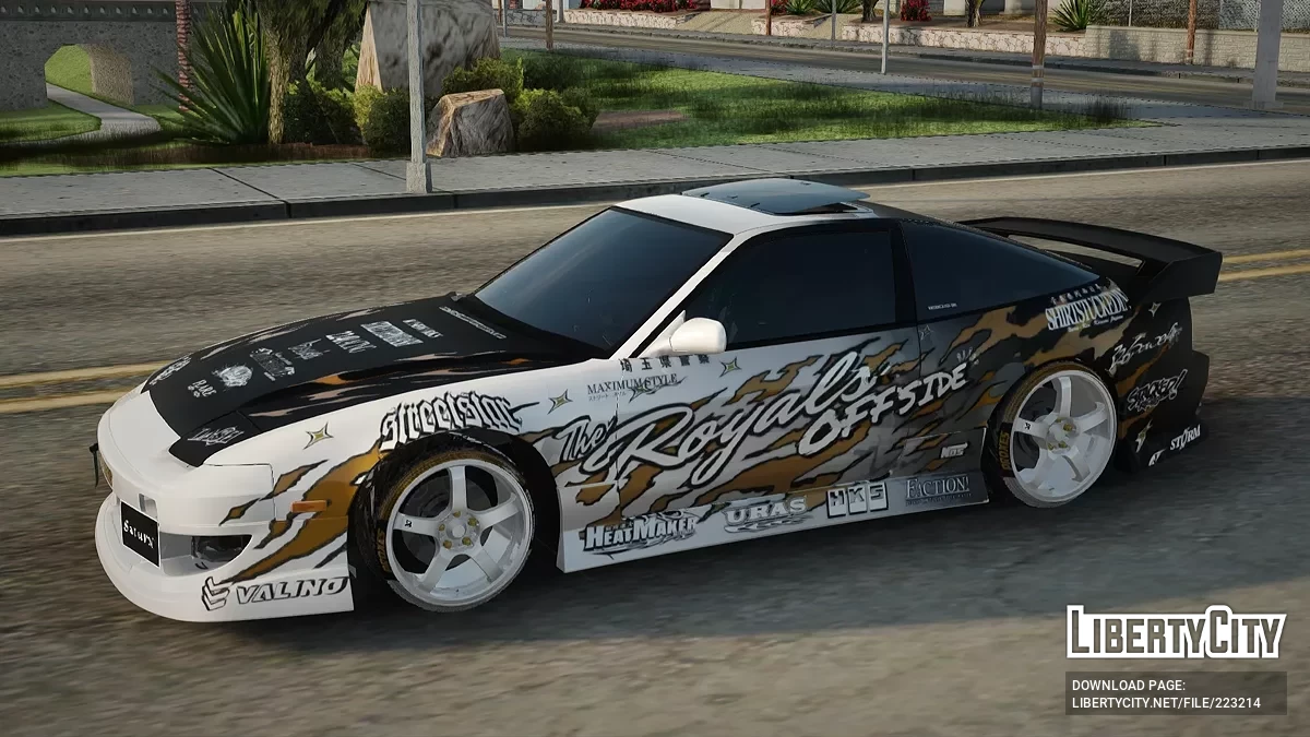Nissan 180SX Royals Offside / GTA San Andreas