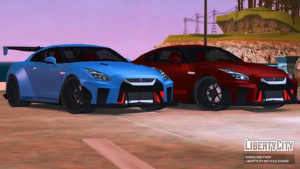 Nissan GT-R R35 Body Kit '14 / GTA San Andreas