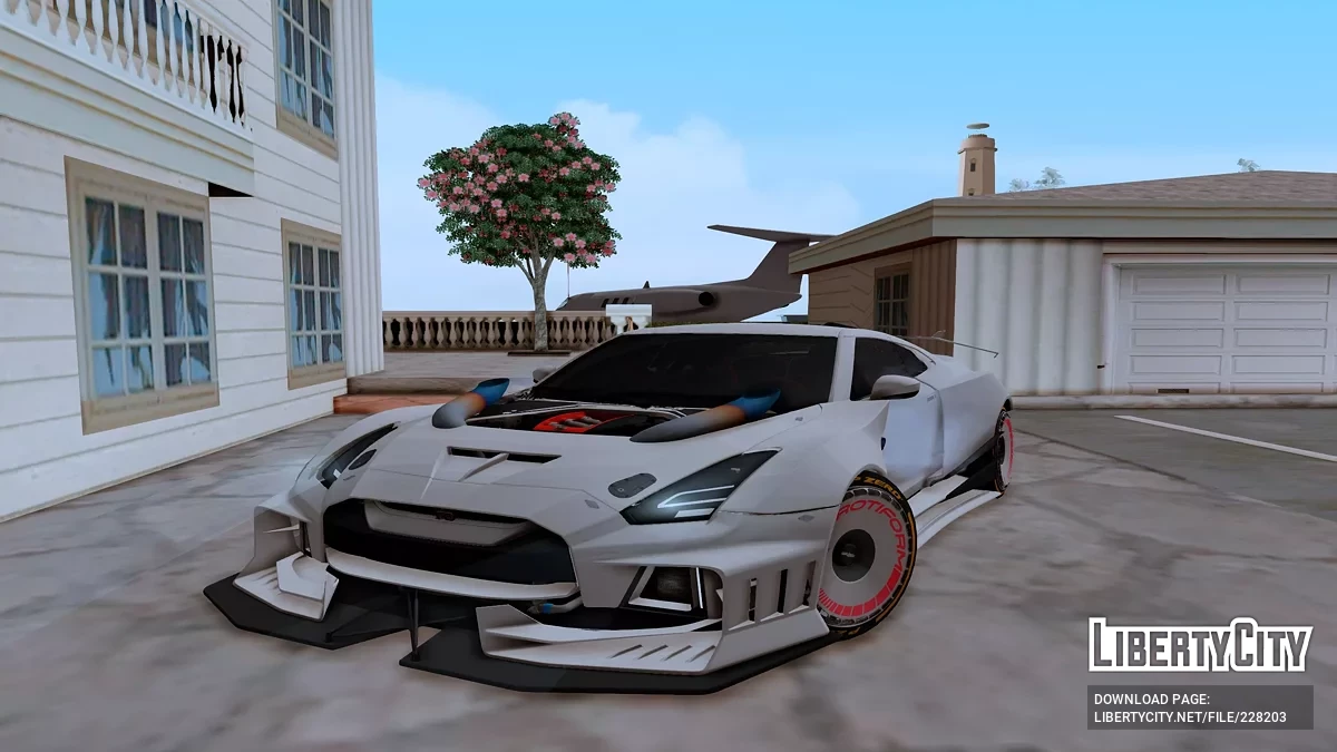 Nissan GTR R35 Spec V Widebody / GTA San Andreas