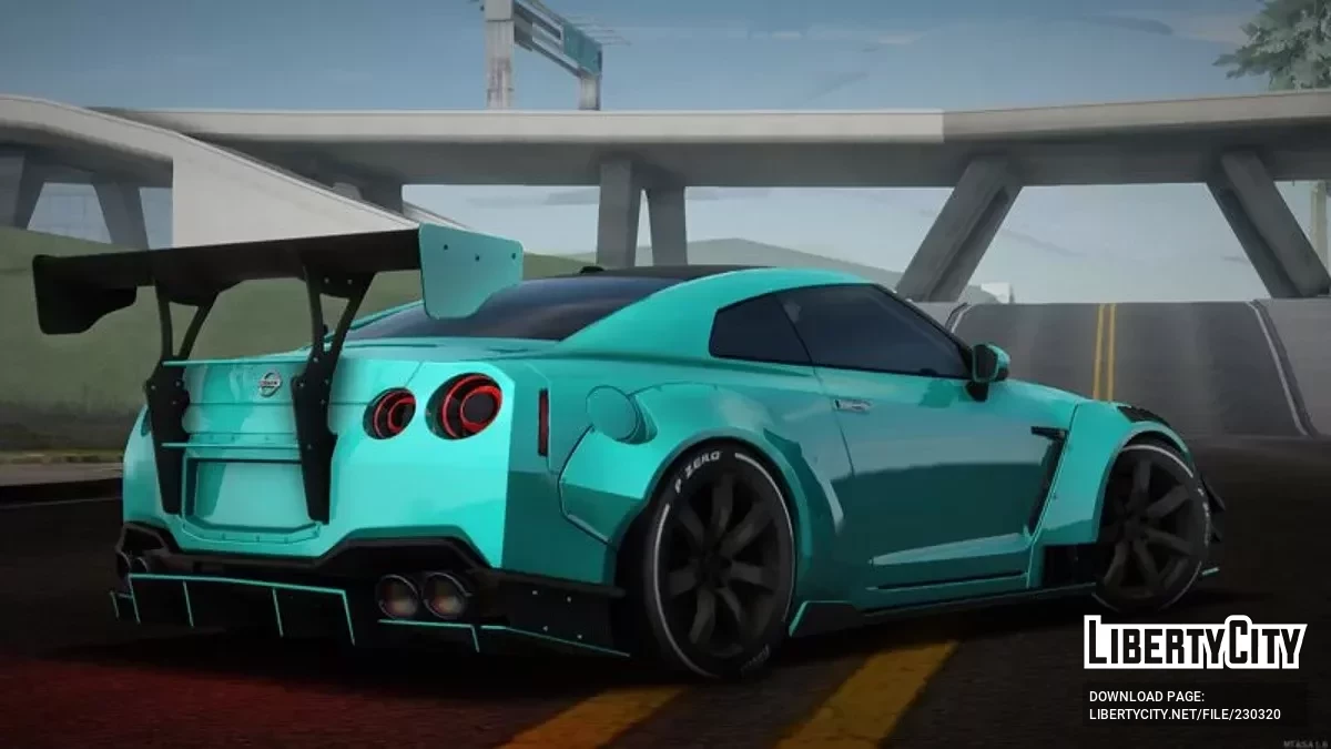 Nissan Skyline GTR 35 Tunable / GTA San Andreas