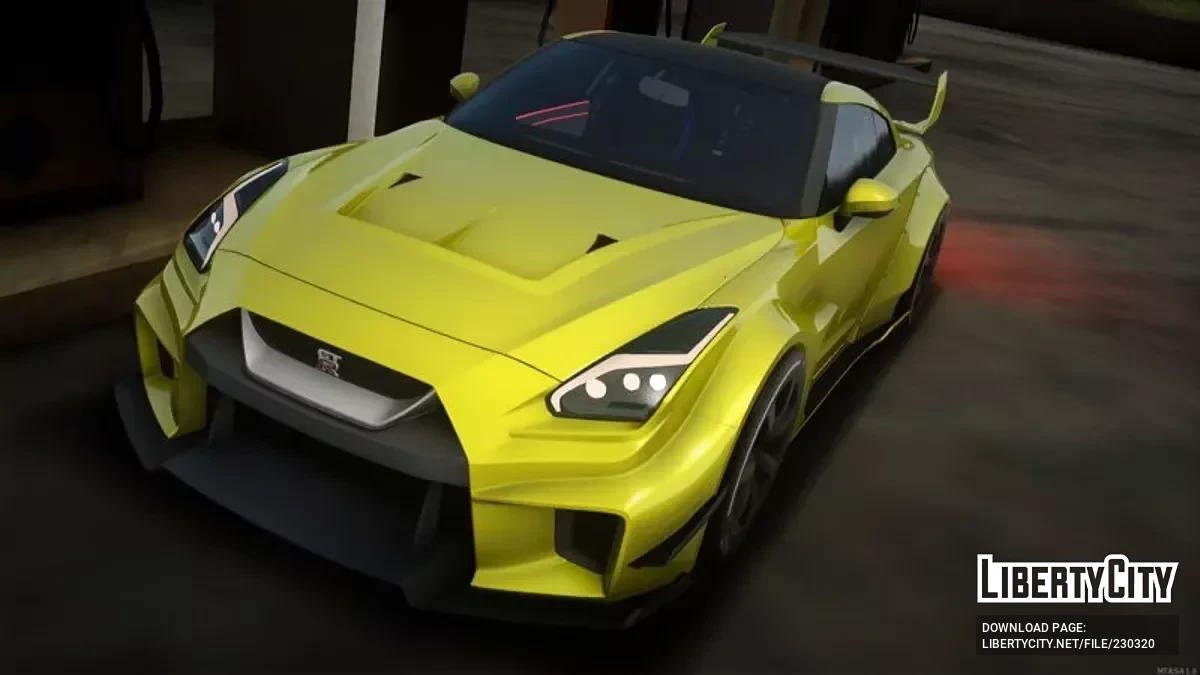 Nissan Skyline GTR 35 Tunable / GTA San Andreas