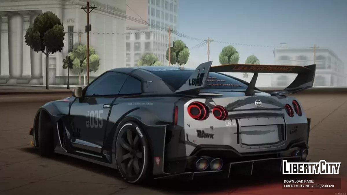 Nissan Skyline GTR 35 Tunable / GTA San Andreas